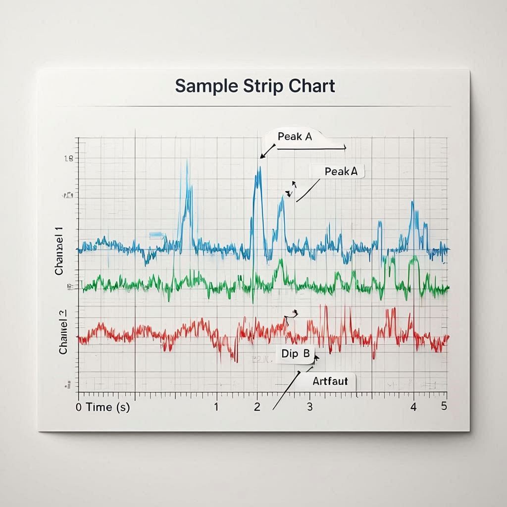 Sample Strip Chart with Annotations