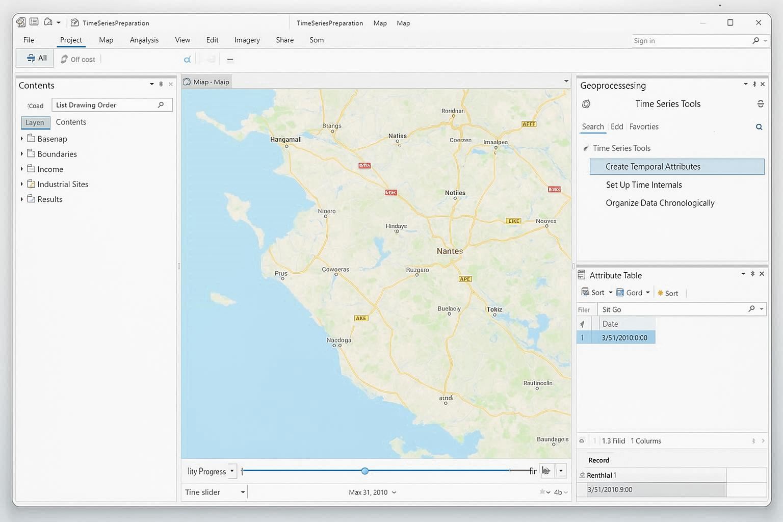 Time Series Creation in ArcGIS