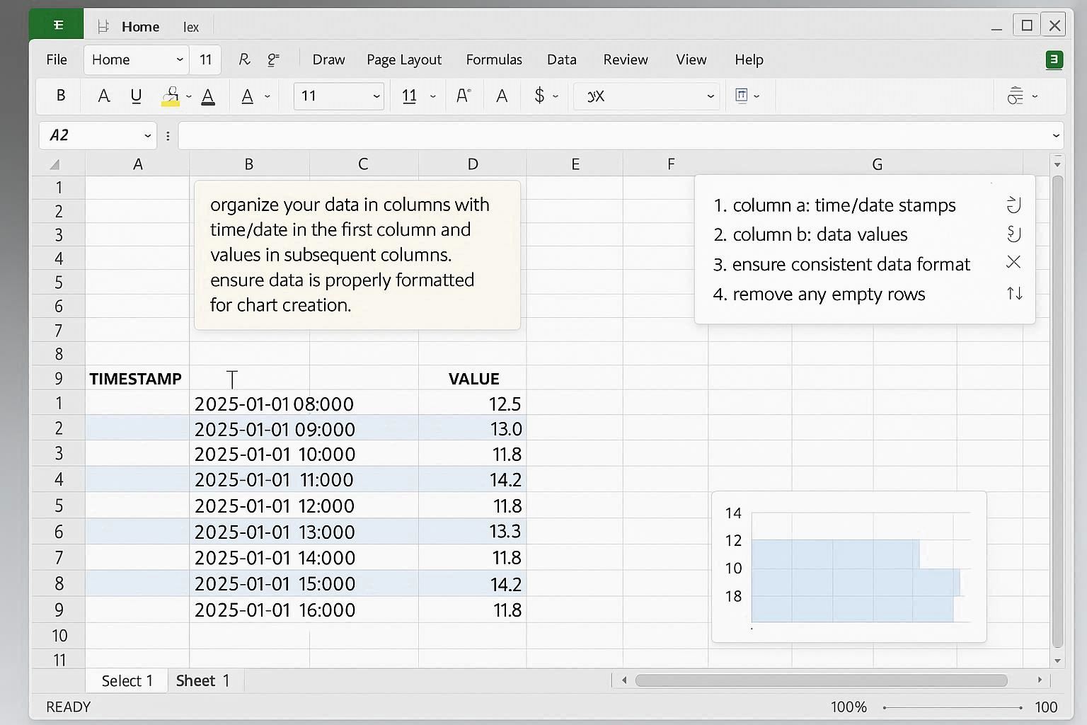 Excel Data Preparation