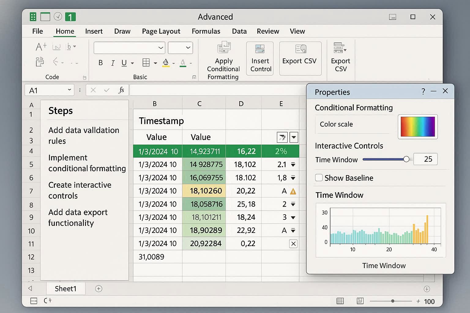 Advanced Excel Features